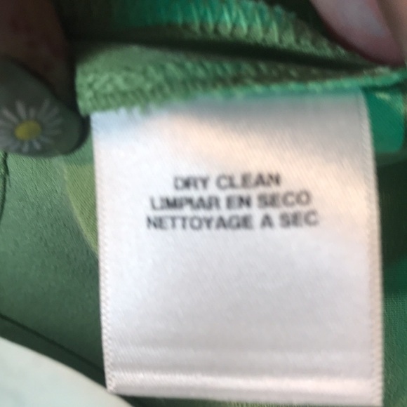 Jones New York Collection 🫒 Short Sleeve Button Down Blouse Sz 12 olive green - Picture 4 of 7